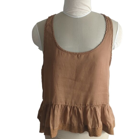 Aritzia Wilfred Sleeveless Peplum Blouse - Picture 5 of 6